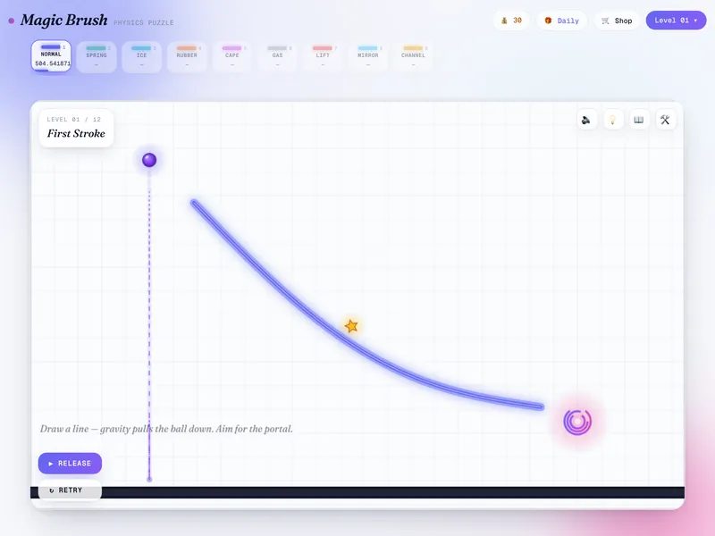 Screenshot of Magic Brush